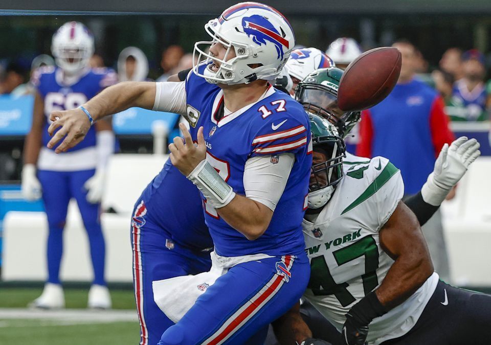 Bills QB Allen's status uncertain with throwing elbow injury