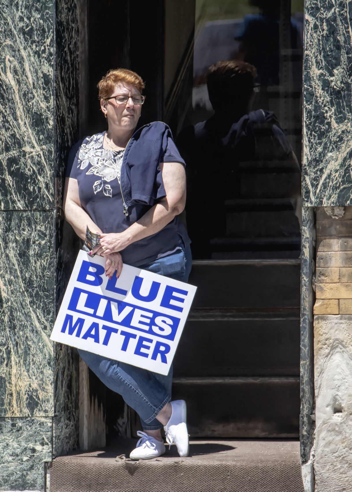 blue lives matter sneakers
