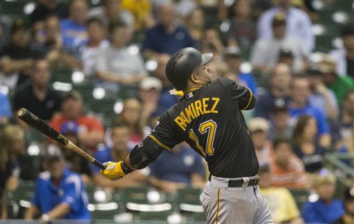 McCutchen rallies Brewers past Pirates 3-2 to complete sweep