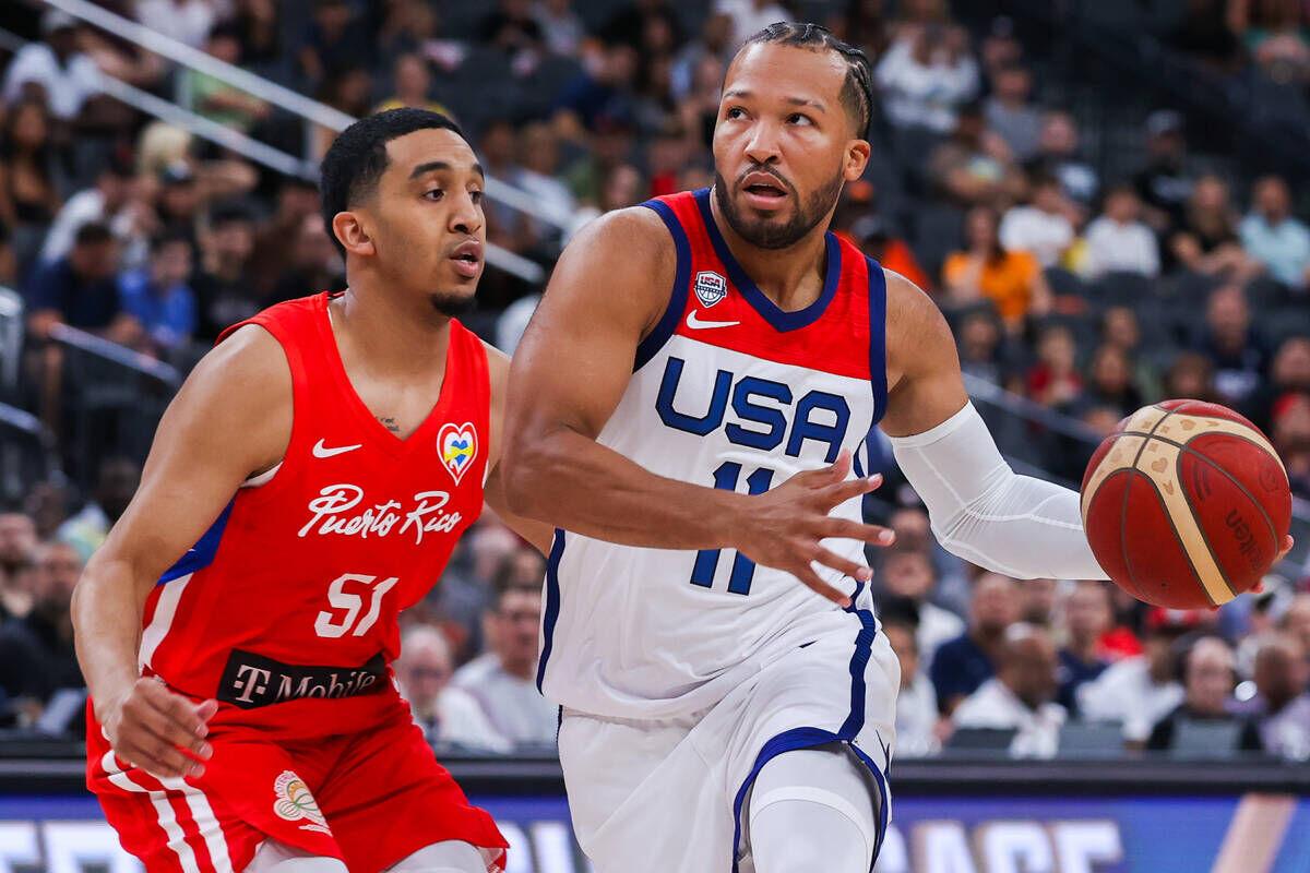 Days after his wedding, Jalen Brunson is on the court with USA Basketball