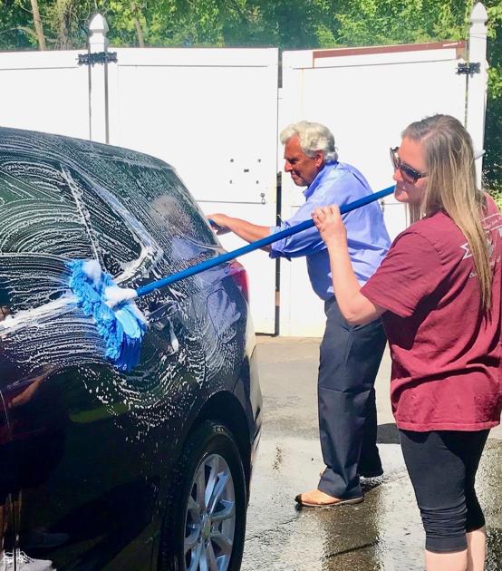 Bradford Ecumenical Home thanks employees with car wash