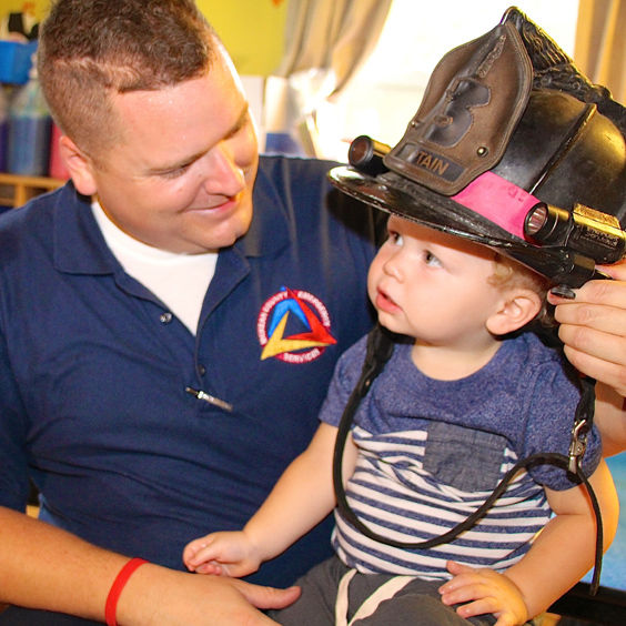 Port Allegany firefighters celebrate Fire Prevention Week