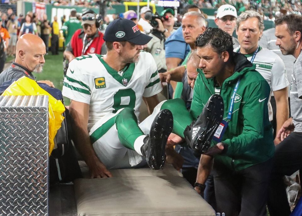 Aaron Rodgers: New York Jets quarterback to miss the rest of the