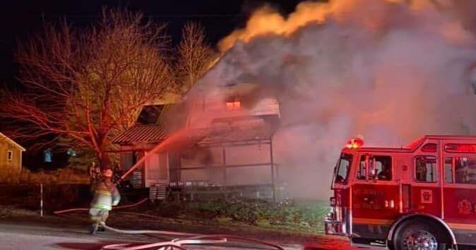 Two homes in Mount Jewett burn Friday