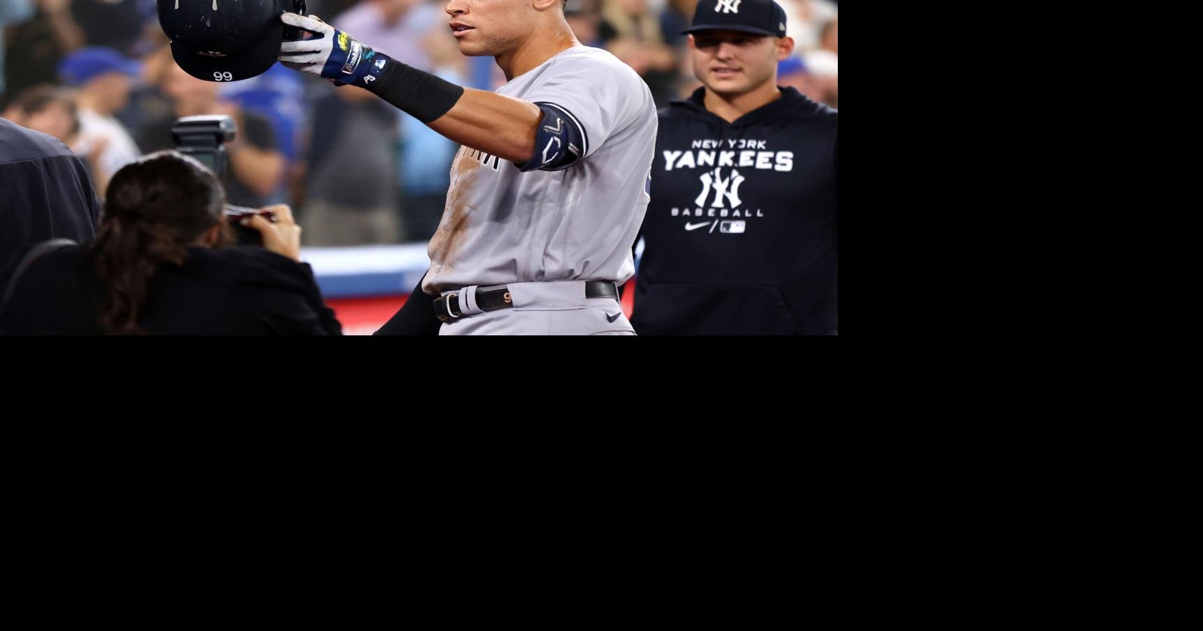 Aaron Judge 62 Yankees Home Run King American League Single Season