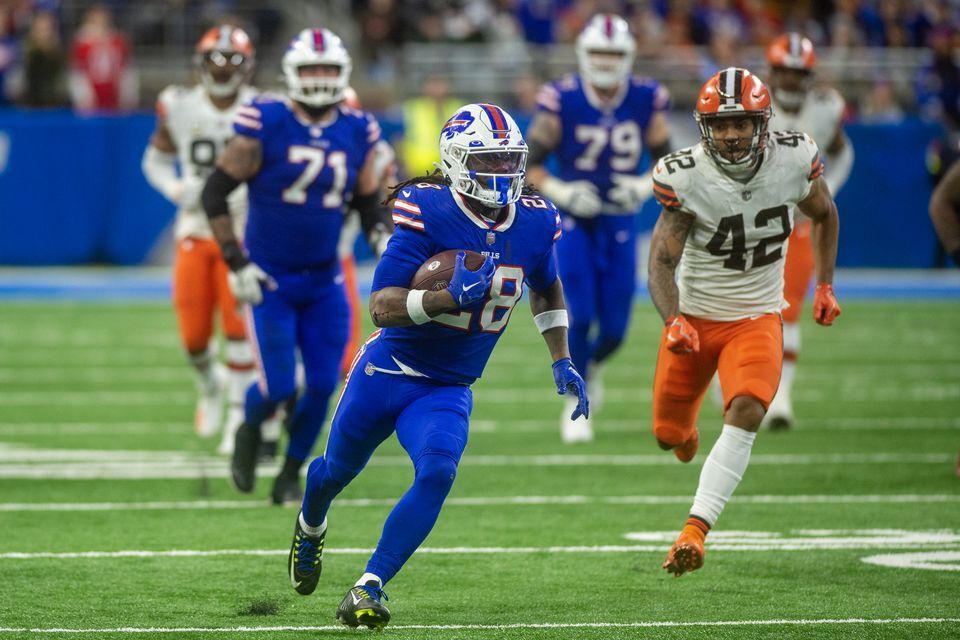 PFF: Damien Harris, not James Cook, is Bills' top running back