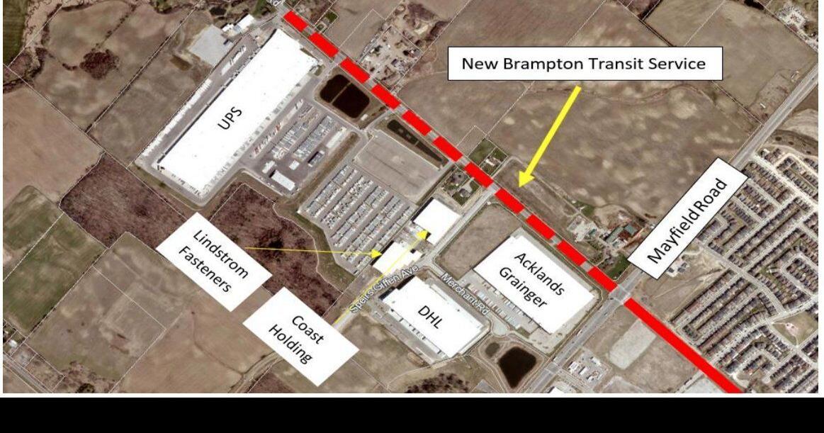 Brampton Transit to expand service north of Mayfield on Dixie Road