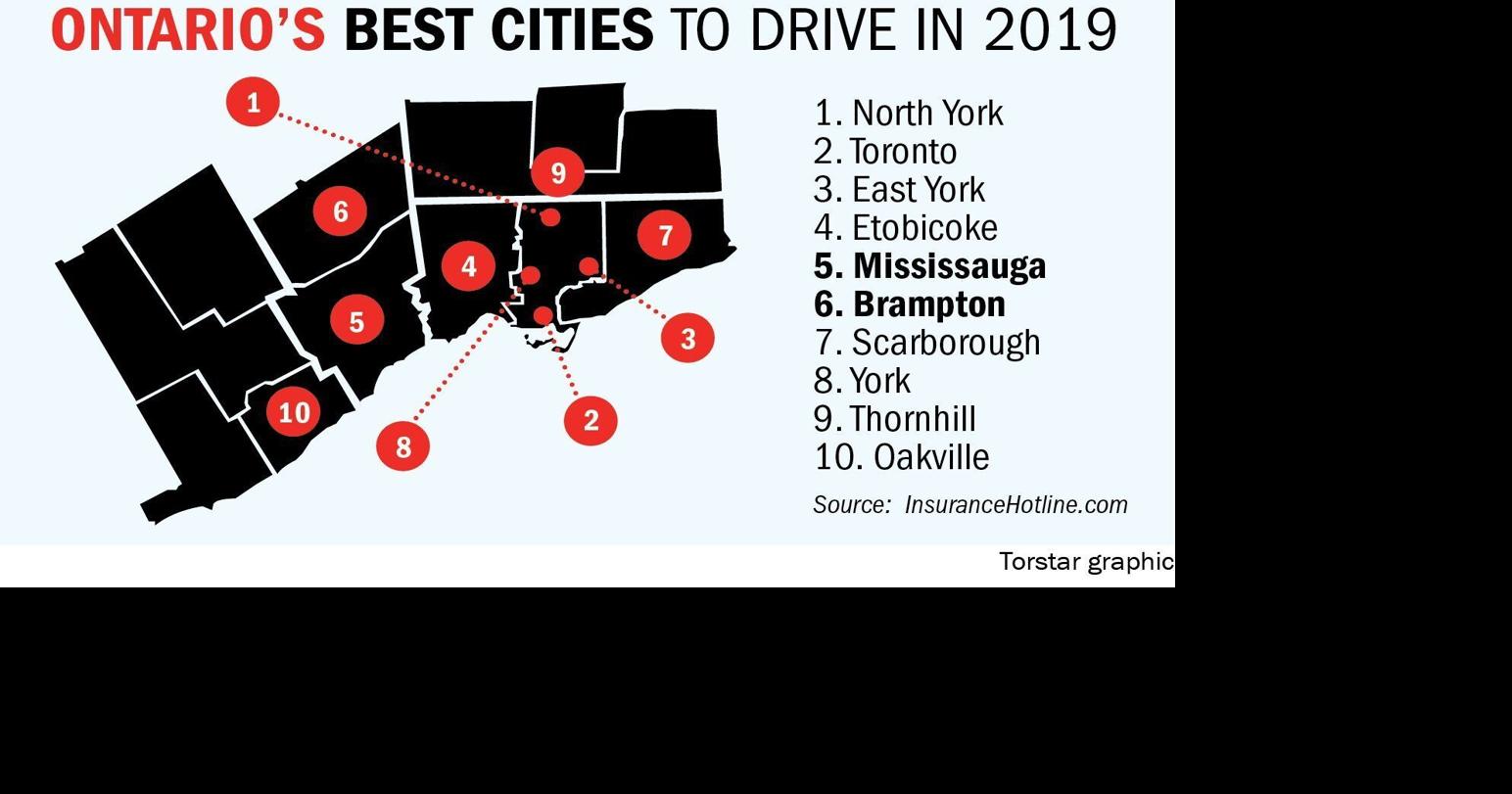 Study ranks Brampton and Mississauga in top 10 best cities in Ontario