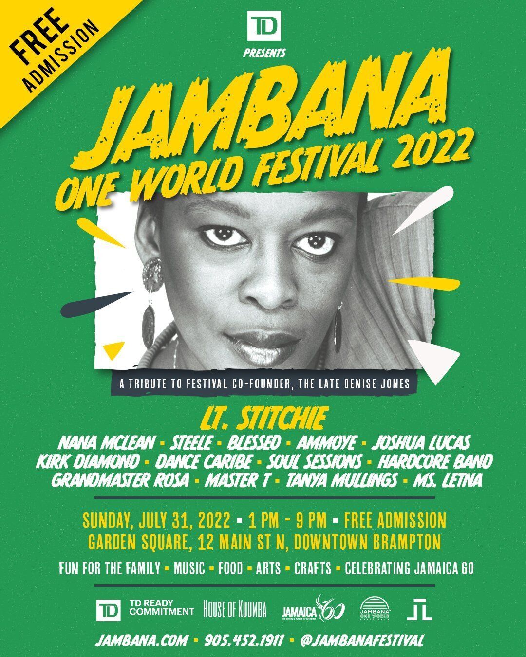 Jambana One World Festival returning to Brampton this summer
