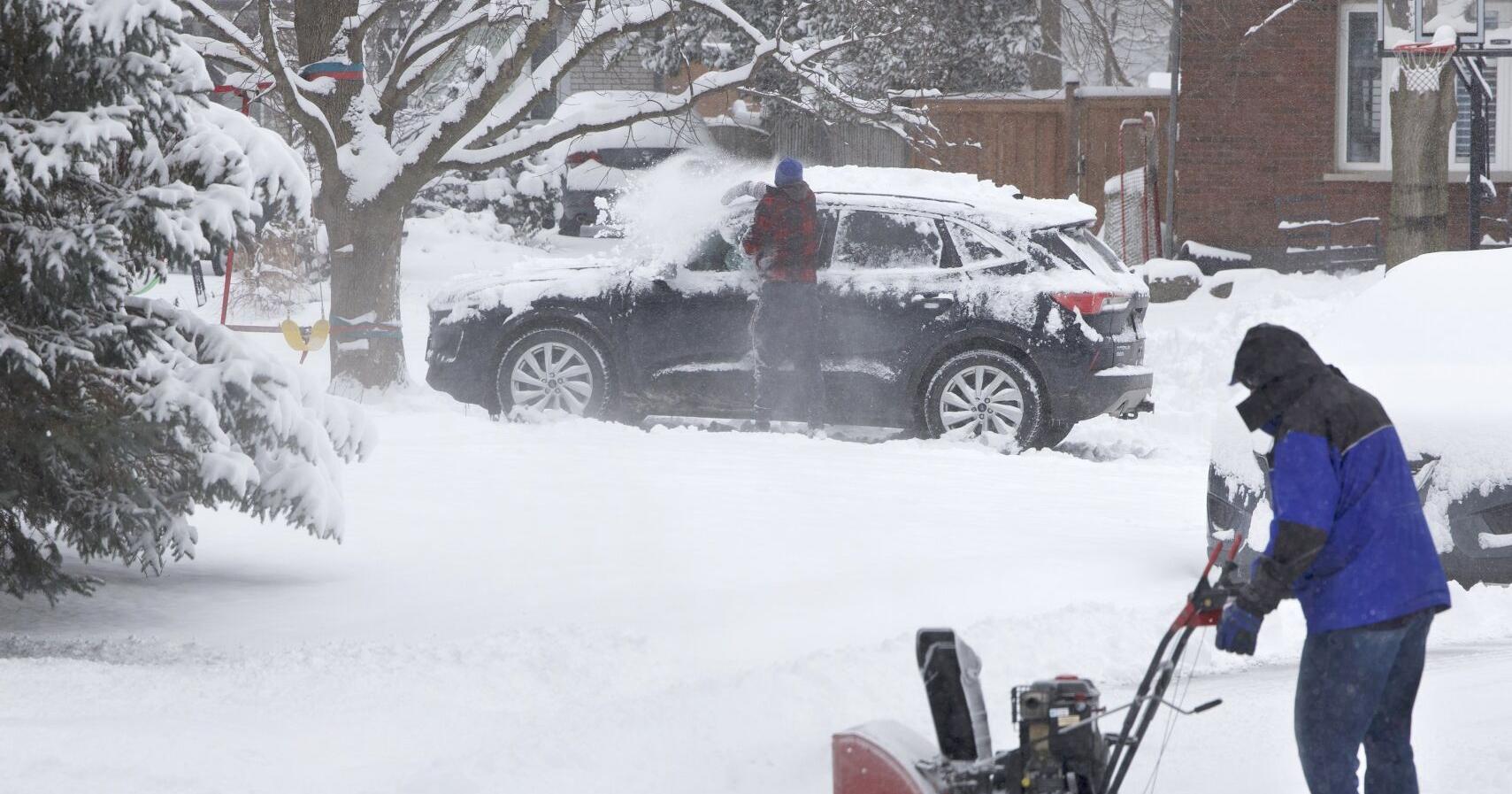   Large - scale  Ontario snowstorm to hit Wednesday