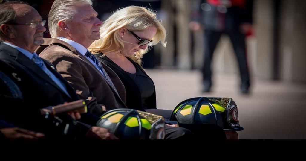 Brampton firefighter's name engraved on memorial