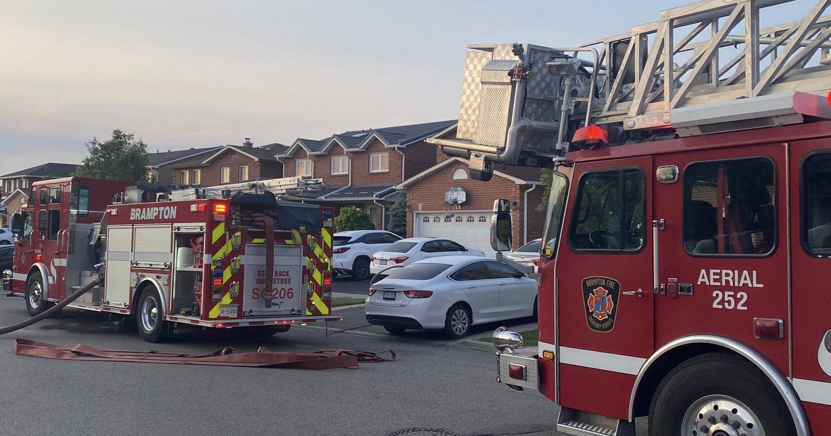 'Fire is under control': Brampton firefighters on scene at house fire - Vimarsana News