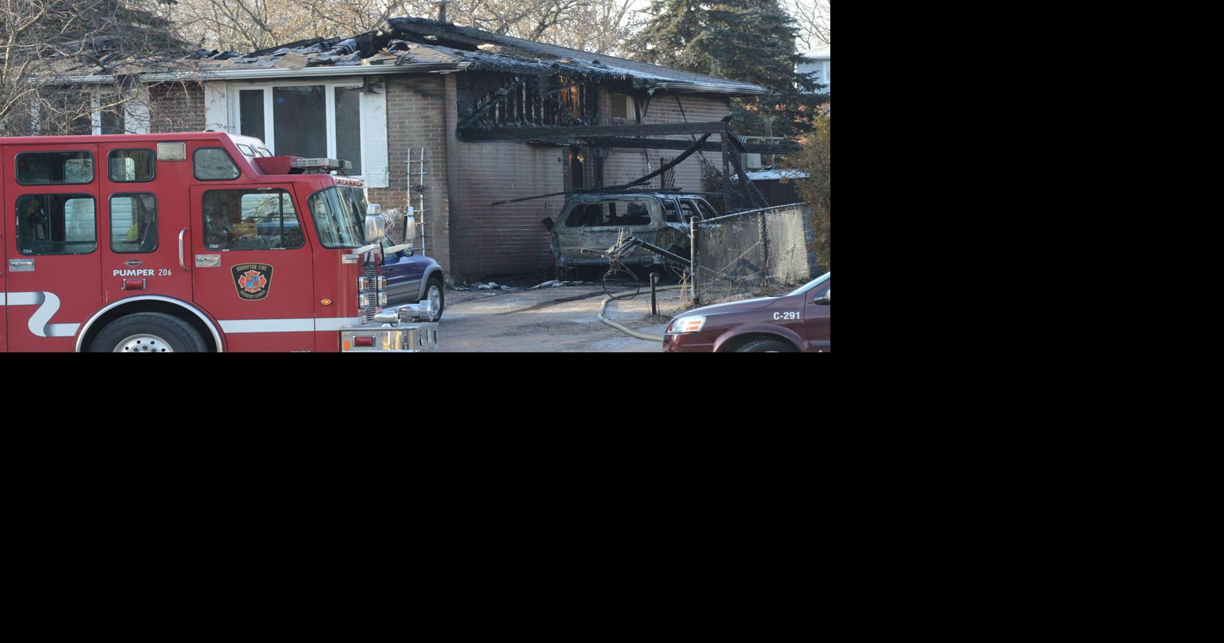 House fire on Caledon Crescent