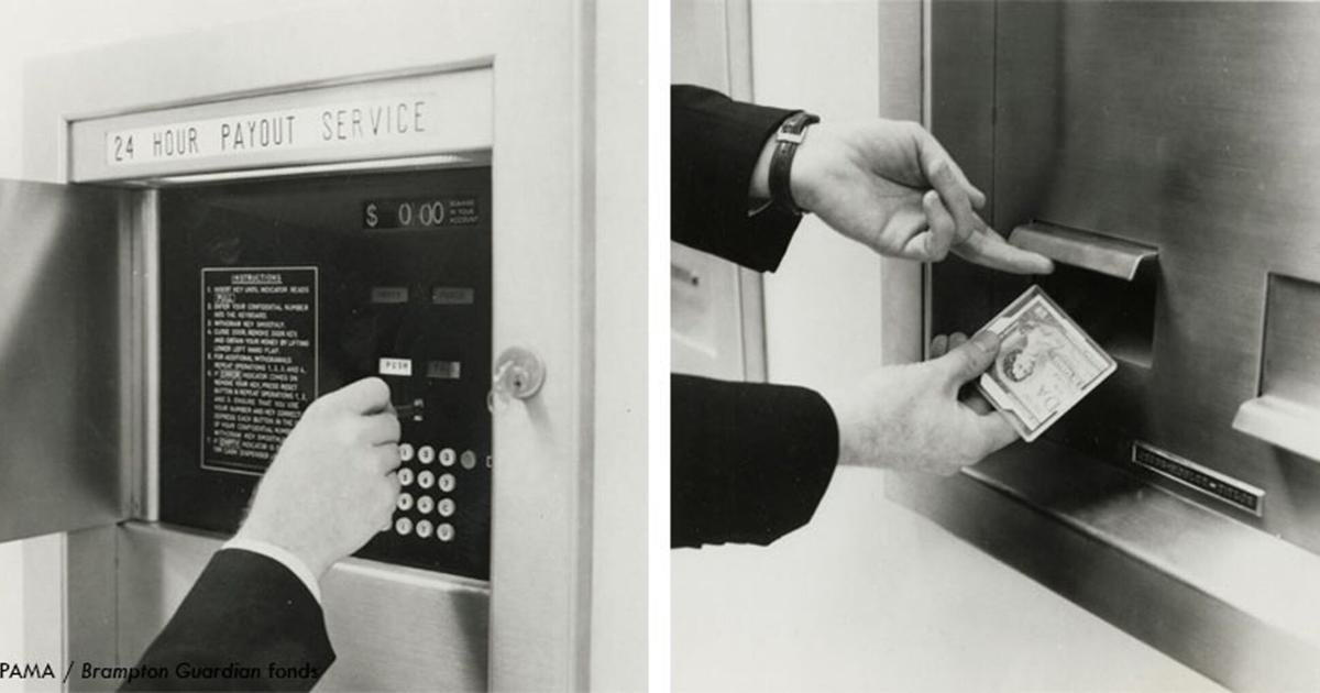 Throwback Thursday: First bank machine debuted in Brampton in 1968 at ...