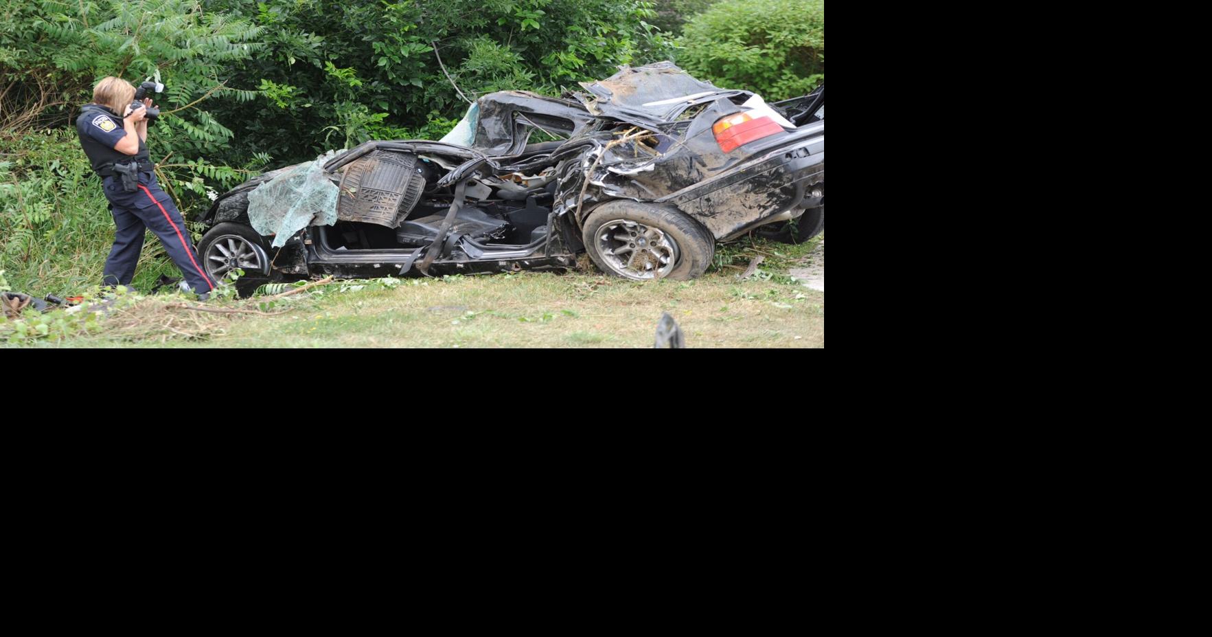 Brampton man seriously injured after rollover traps four in car