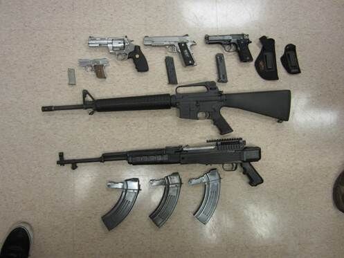 Guns seized