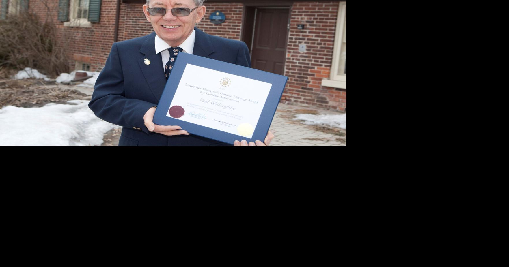 Local historian honoured for a lifetime of achievement