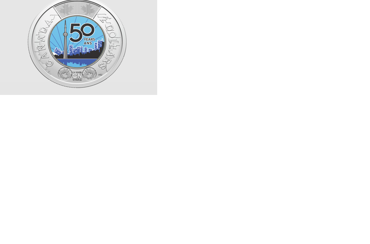 Article #08: Canada'S New Glow-In-The-Dark Cn Tower Toonie Offers A Cool View Of The Toronto Skyline