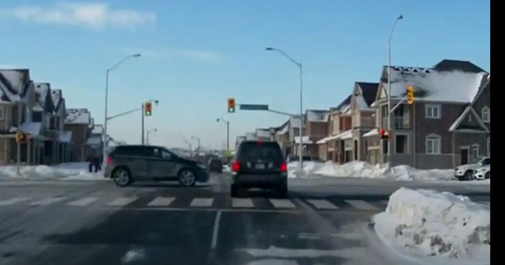 DASHCAM VIDEO Brampton near miss ‘could have been fatal’