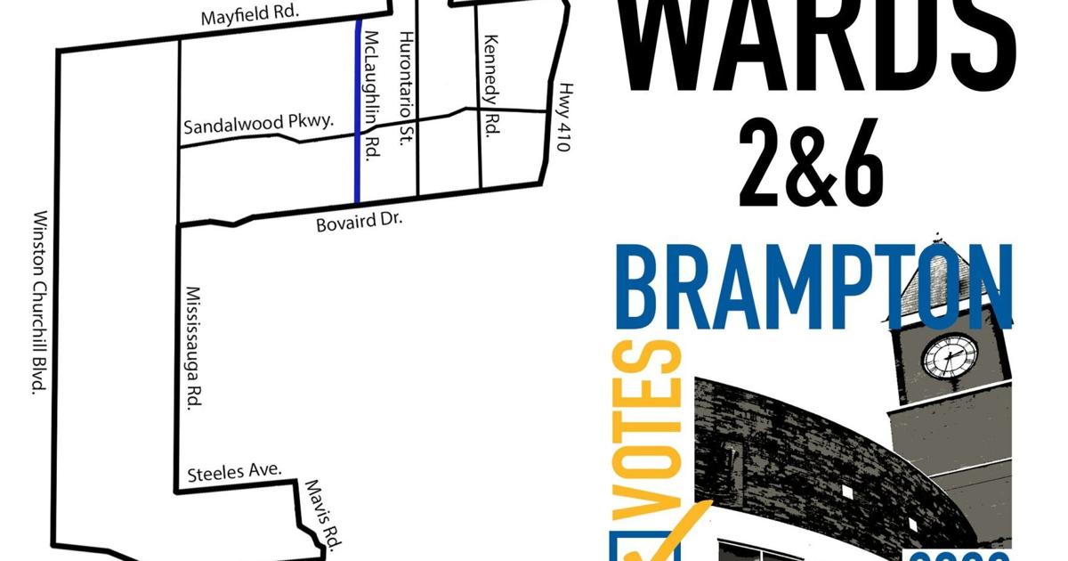 Here’s who is running for regional council in Brampton wards 2 and 6