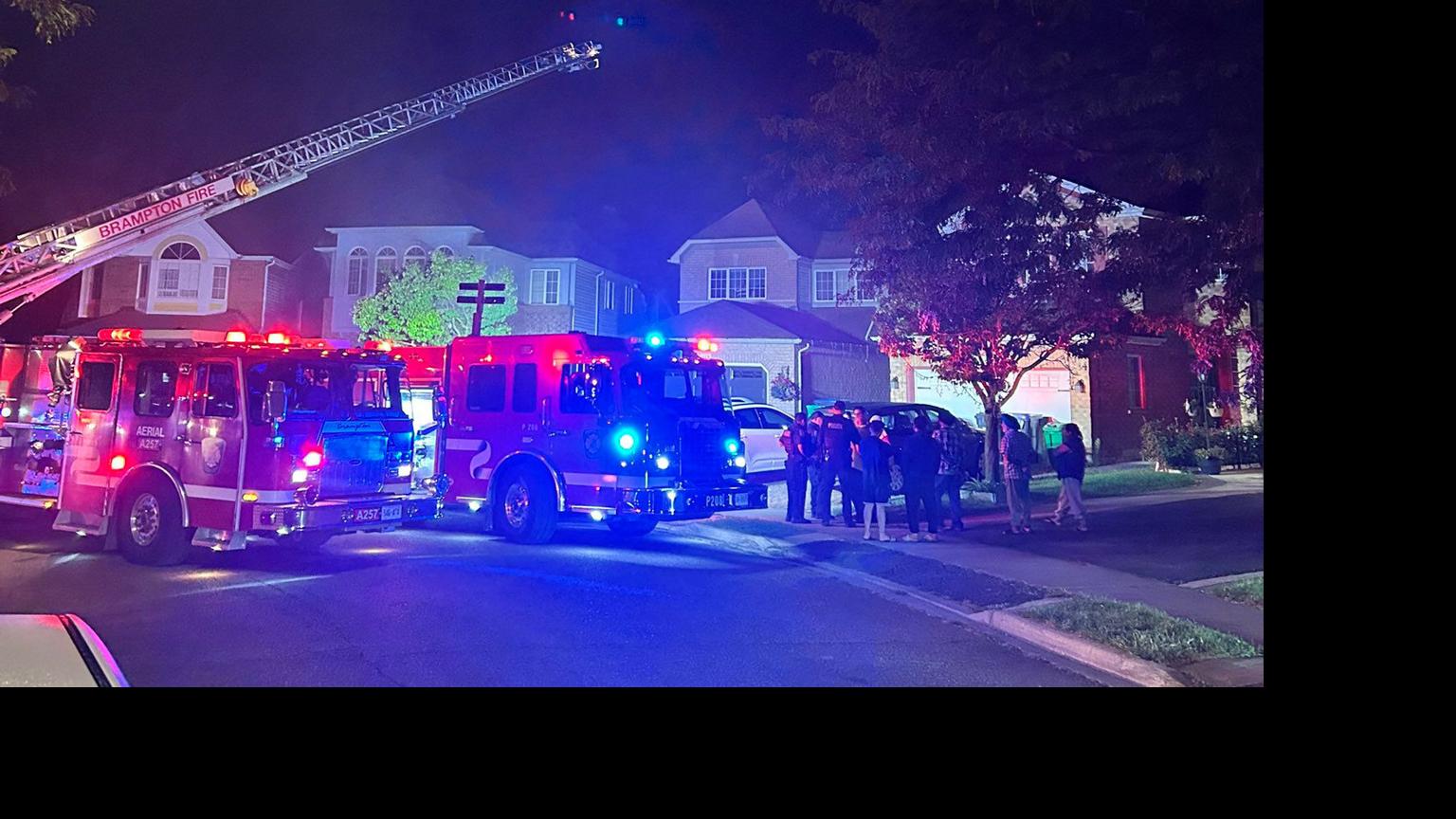 Crews at house fire in Brampton; no injuries reported