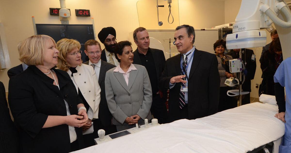 Dominic Raco Cardiologist Osler opens new cardio procedures unit