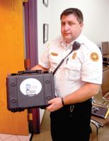 Life-saving device  secured by grant for fire department