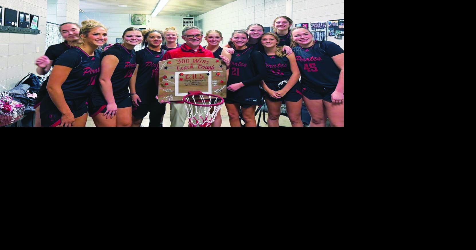 Coach Kip Bough reaches 300 career wins