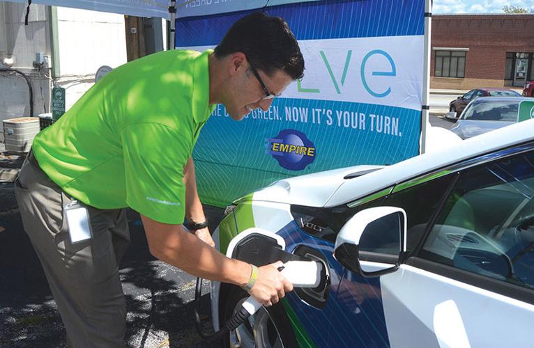 Charge your electric vehicle downtown