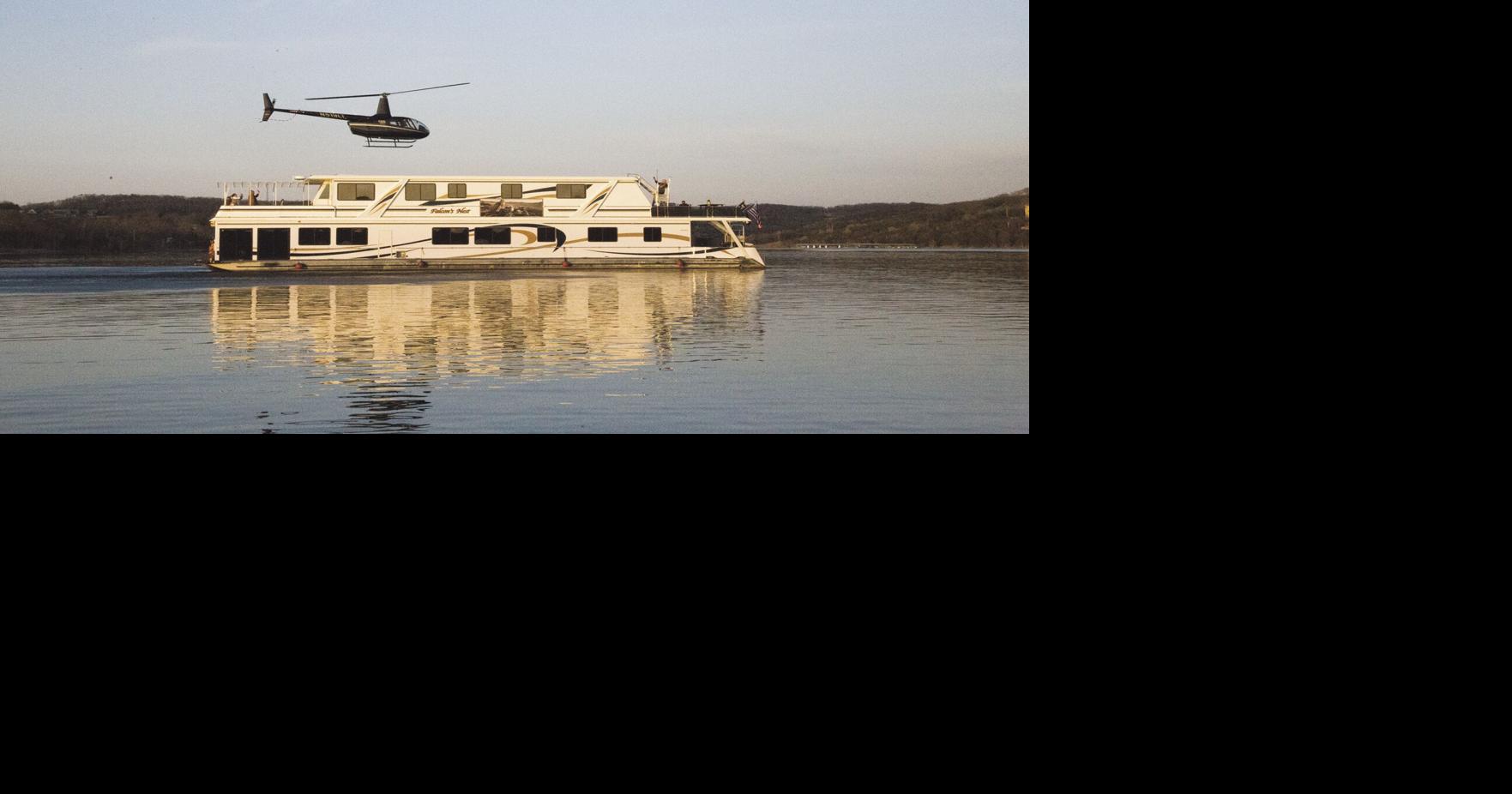First houseboat helicopter landing on Table Rock Lake Local News