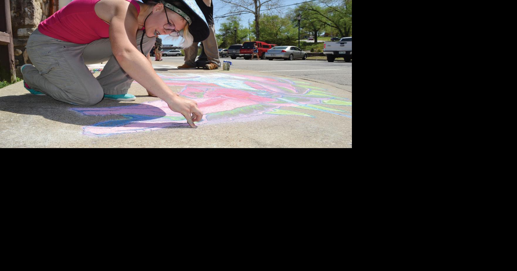 Chalk connects community: Arts group raises awareness on child neglect ...