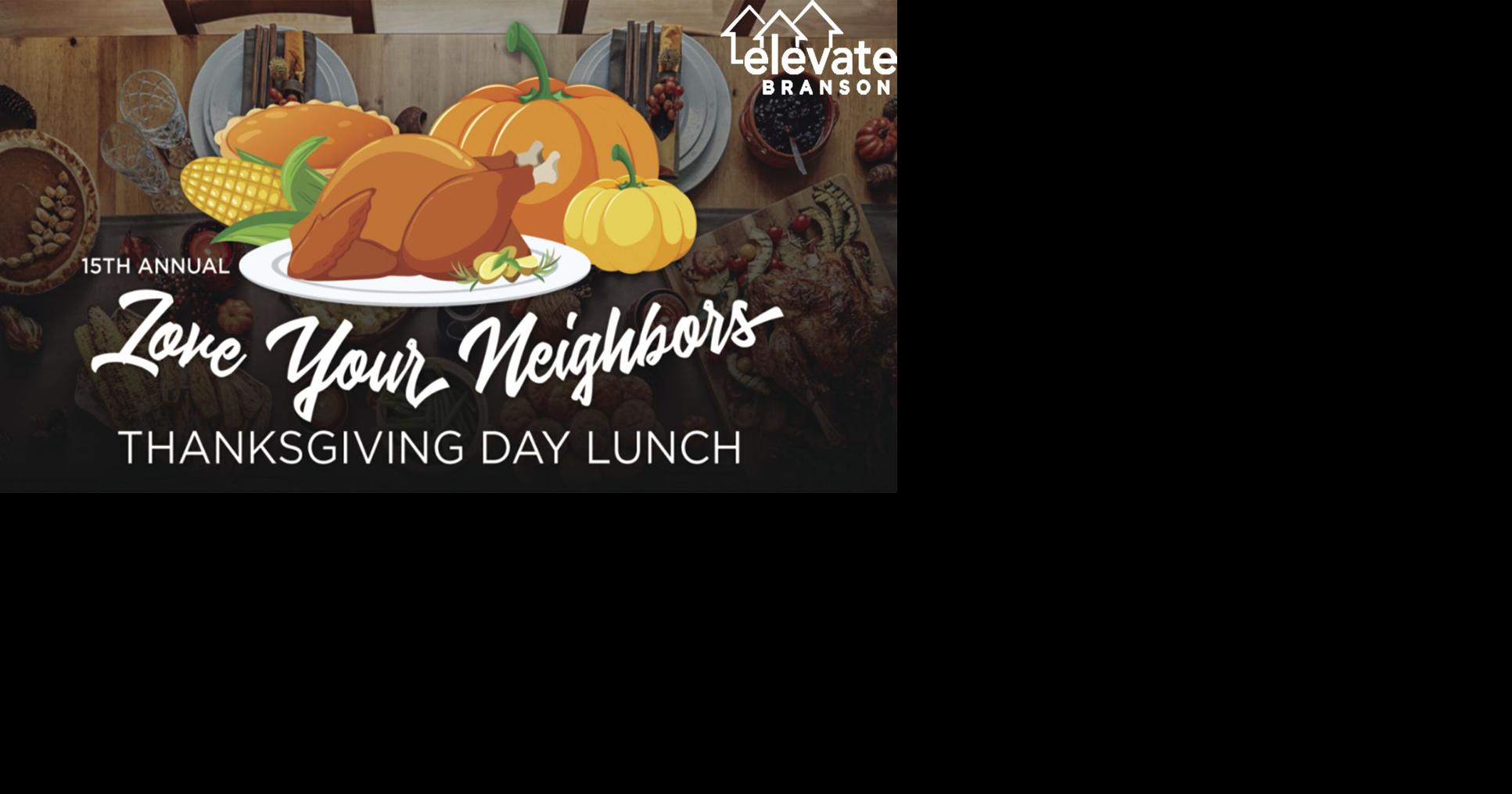 Elevate Branson to host Thanksgiving lunch Local News