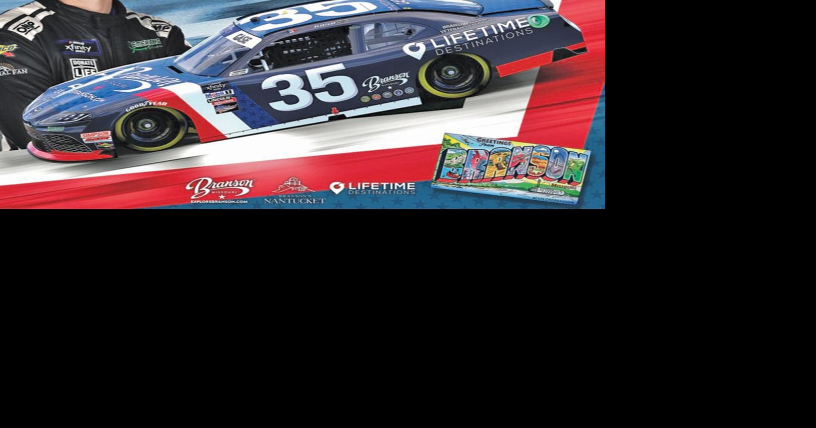 Branson spotlighted on the No. 35 car at Kansas Xfinity Race ...