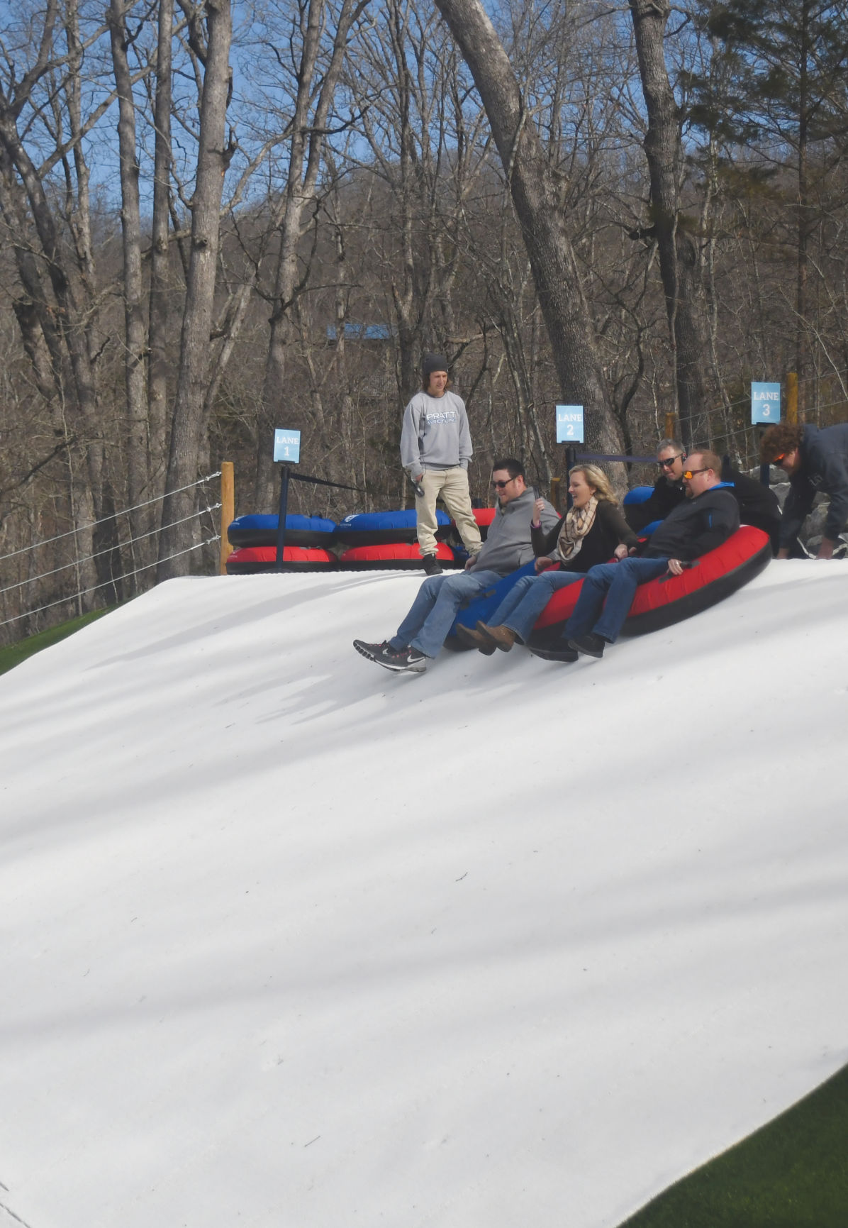 Let it snow, let it snow, let it SnowFlex SnowFlex Hill at Wolfe Mountain opens for business