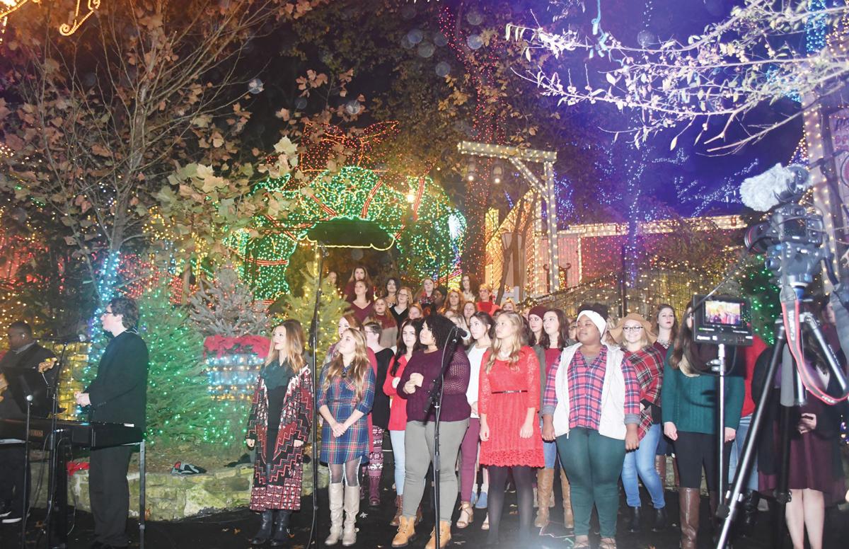 missouri state university womens choir sings during silver dollar citys white glove event friday - Silver Dollar City Christmas missouri state university womens choir sings during silver dollar citys white glove event friday - Silver Dollar City Christmas