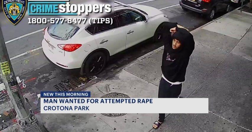 Man wanted for attempted rape in Crotona Park
