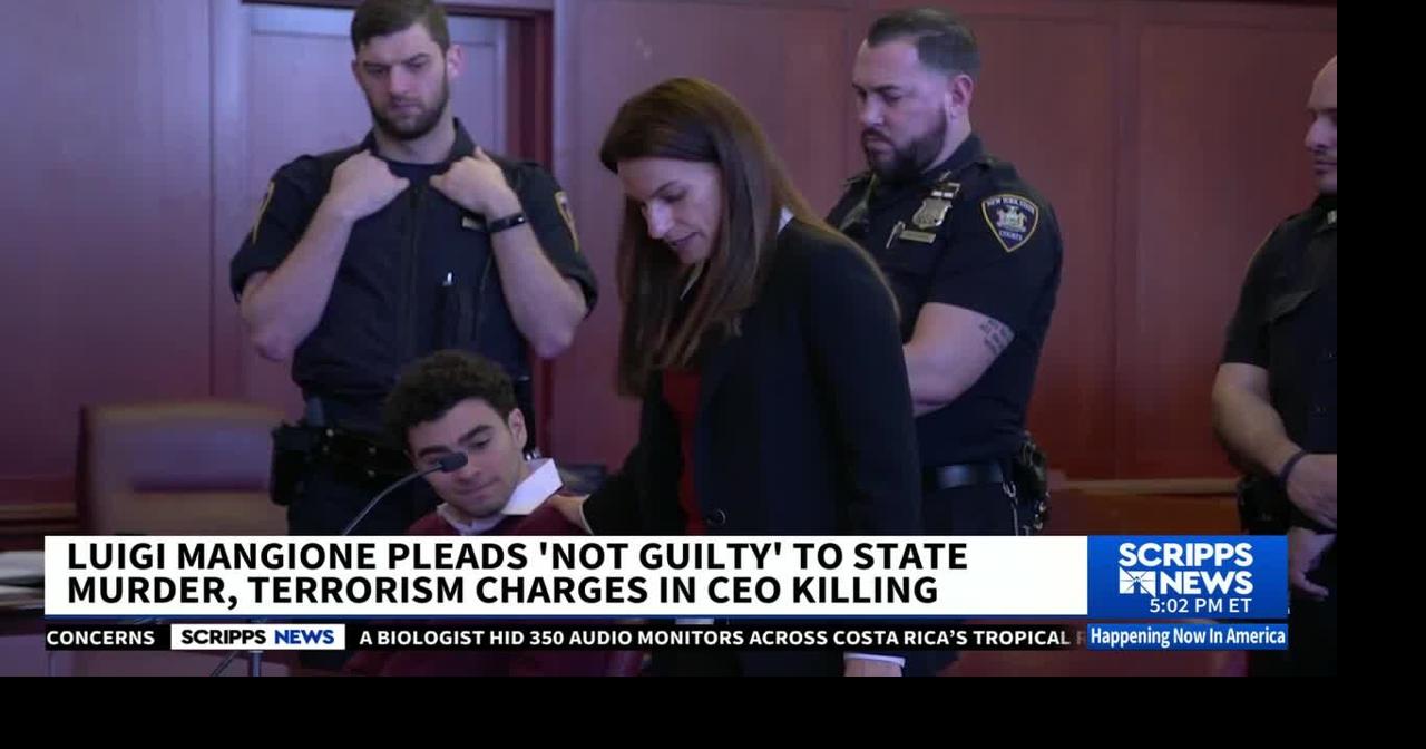 Luigi Mangione pleads not guilty to state charges in killing of ...