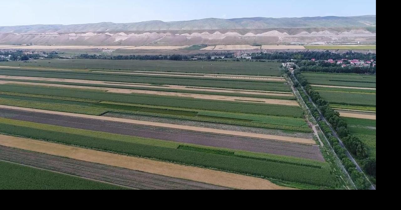 Tekes River Valley in Hami, Xinjiang, China