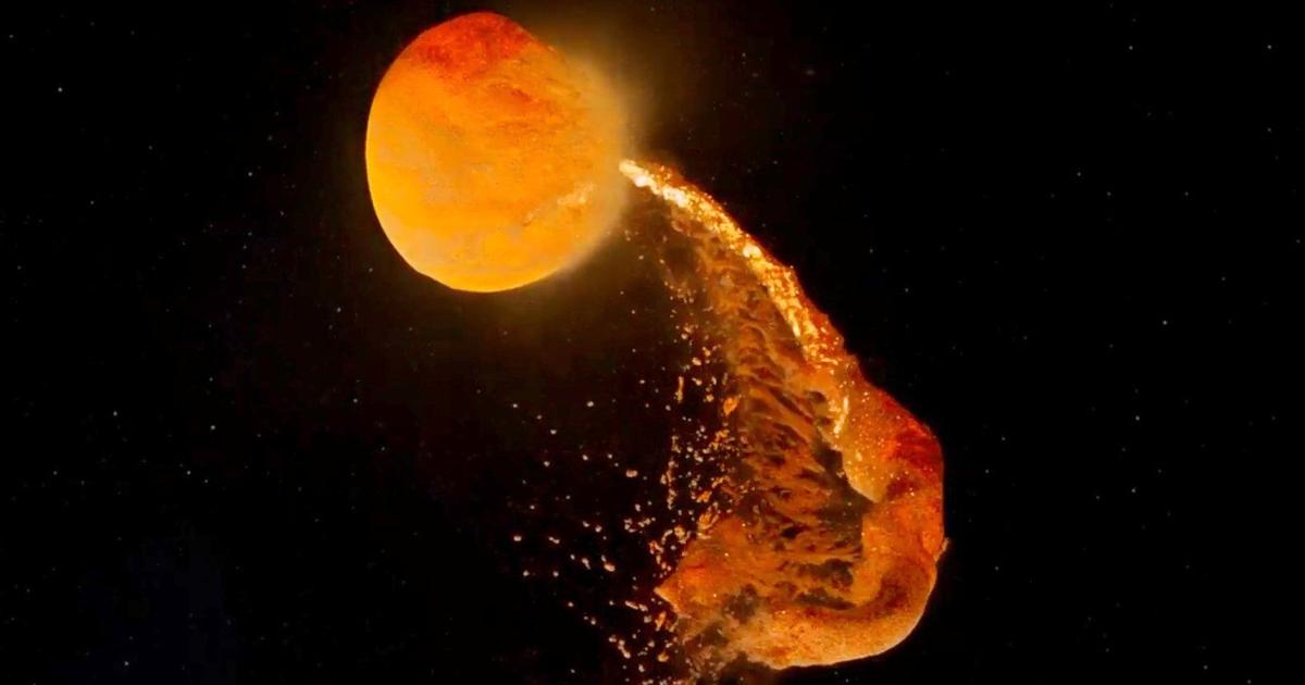 Smashed Earth Study, simulation finds the moon formed when Earth smashed into another ...