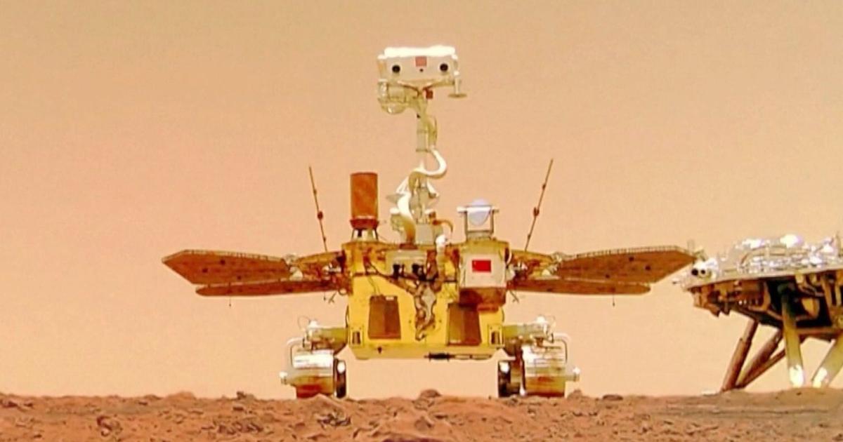 Chinese rover finds signs of underground water-made structures on Mars