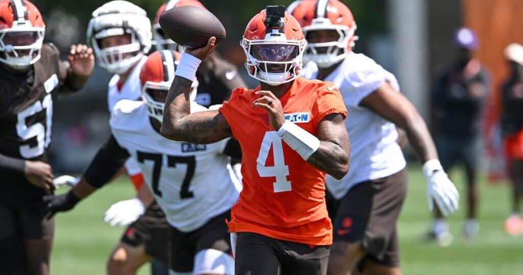 Deshaun Watson off to slow start with QB competition underway at Browns training camp Zac Jackson Jul 29, 2026 40 mins ago