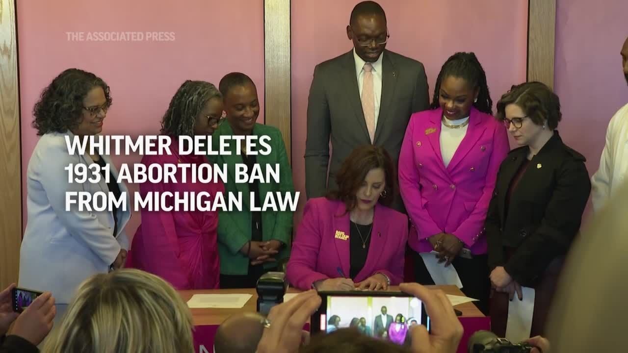 Gov. Gretchen Whitmer Strikes 1931 Abortion Ban From Michigan Law