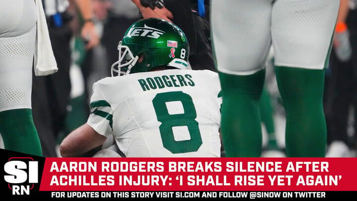 I shall rise yet again': Aaron Rodgers makes first public comments since  injury