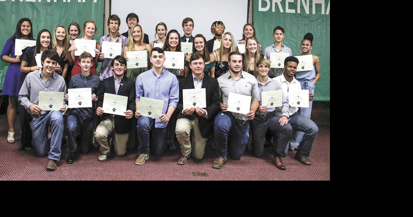 Brenham High School's Ed Pothul Award Winners Sports