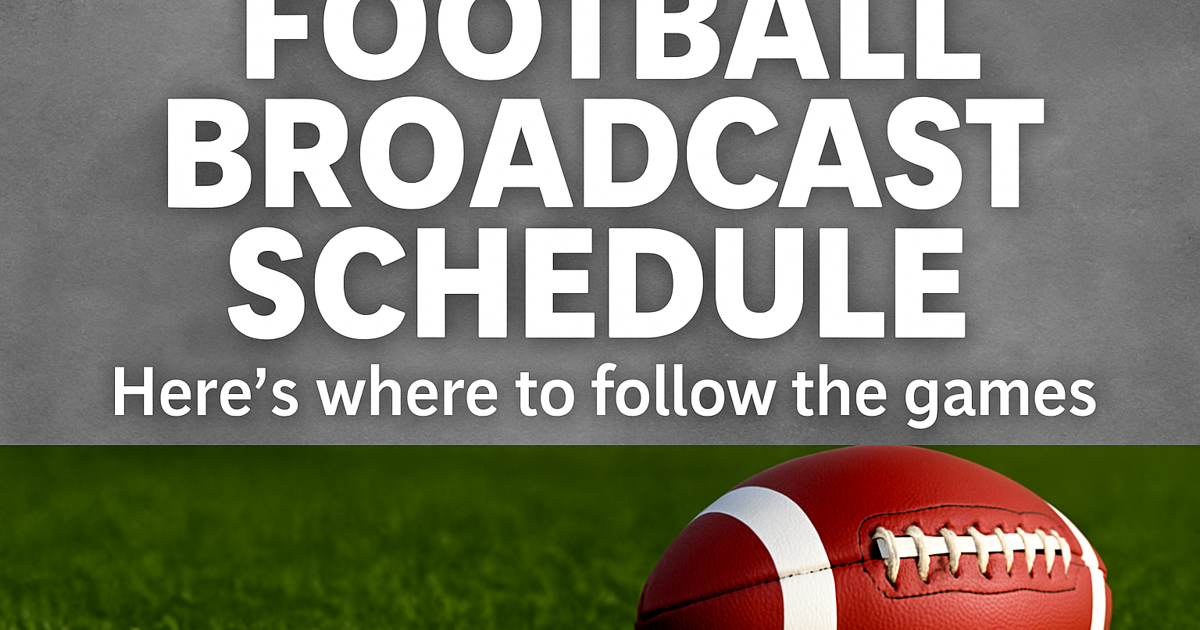 Football Broadcast Schedule 10/23 10/24 State brenhambanner com Football Broadcast Schedule 10/23 10/24 State brenhambanner com