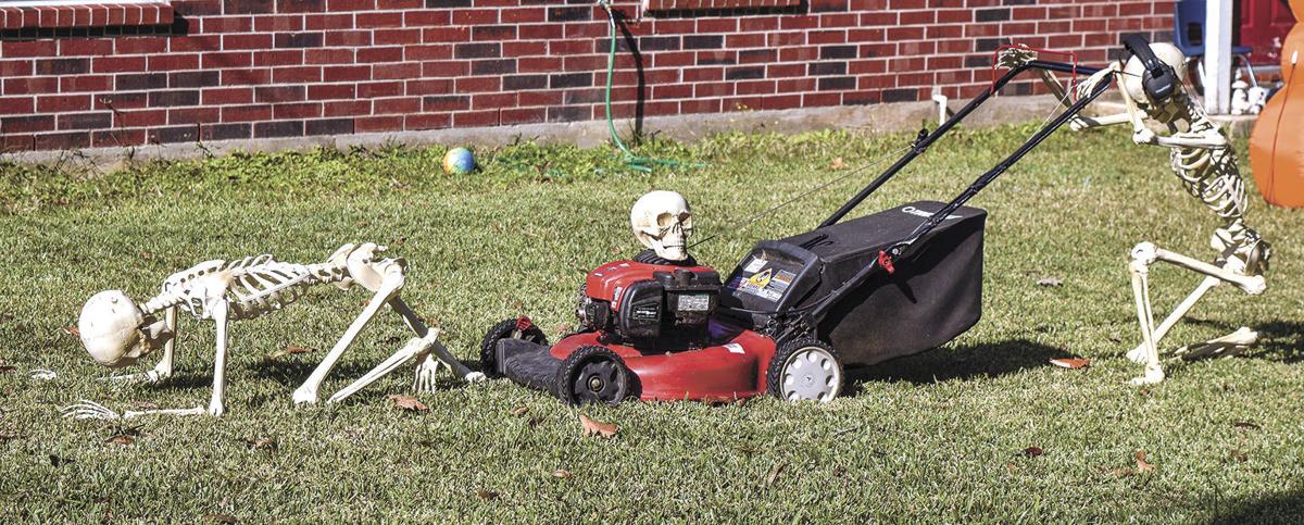 Ghoulish yard work