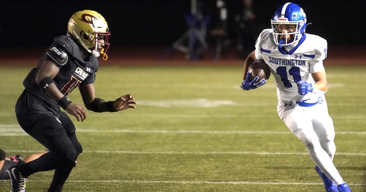 New Britain dominates Southington 42-14 behind Allen’s all-around performance