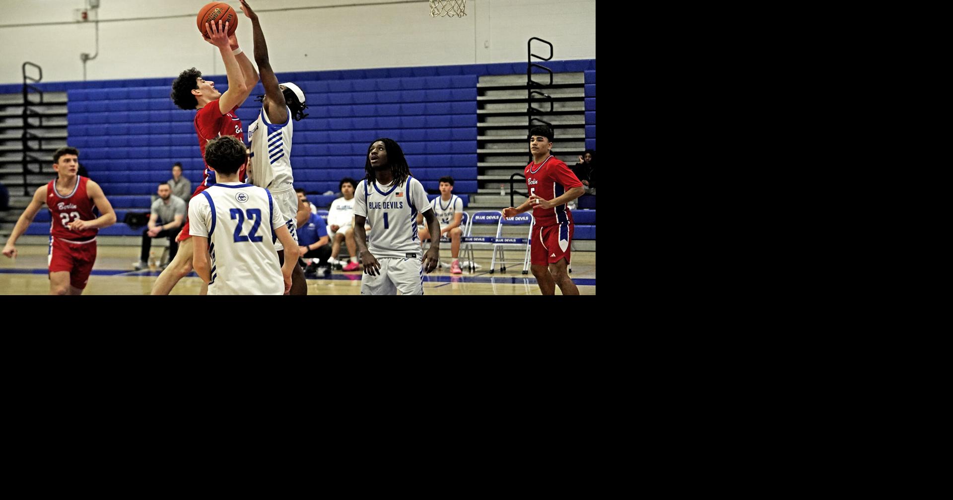 Big fourth quarter snaps Berlin boys basketball’s losing streak as Plainville adds to theirs