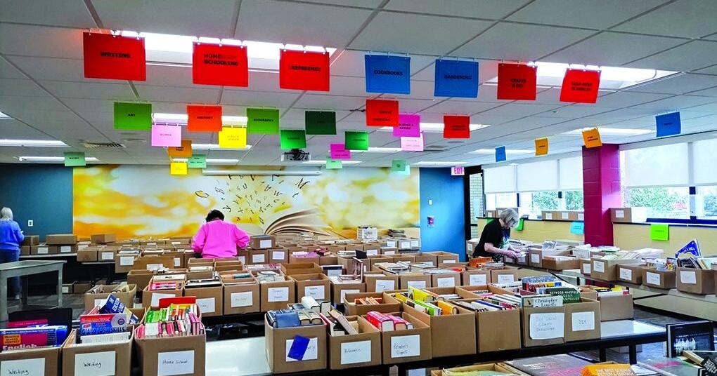 Photo: bristolpress.com Friends of the New Britain Public Library - book sale
