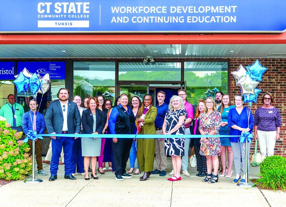 Officials celebrate expansion at Tunxis of workforce training and development